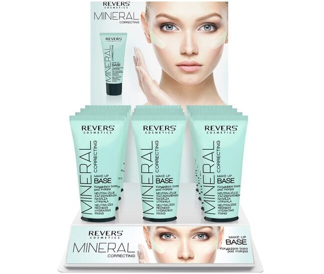 Set 12 bucati baza de machiaj Mineral Perfect, Anti-redness, Corectoare, verde, Revers 30 ml