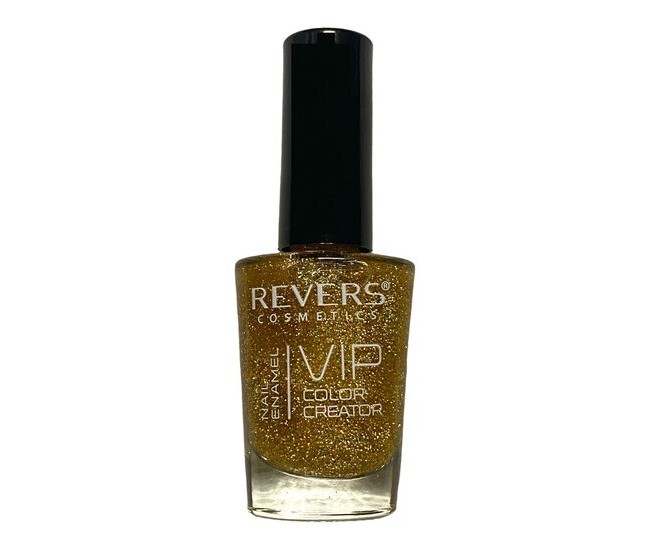 Lac de unghii Vip, 3D, Revers, sclipici auriu, 12 ml, Nr 231