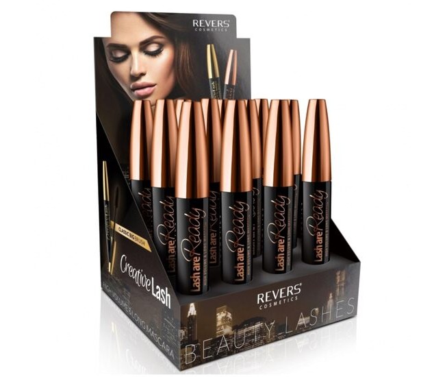 Mascara Lash are Ready - High Volume % Long, Revers, negru, Set 11+1 GRATIS