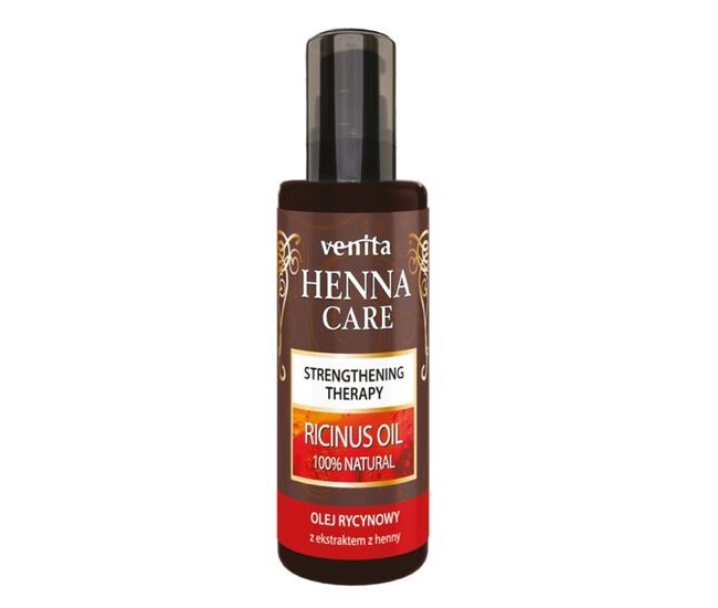 Ulei de ricin, pentru par, piele si unghii, Henna Care, Venita, 50ml