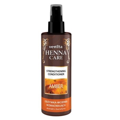 Lotiune hidratanta si fortifianta pentru par si scalp, Henna Care, Venita, cu chihlimbar, 100ml