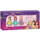 Set manichiura pentru fetite, 3 lacuri de unghii si modele de lipit pe unghii, Printesele Disney