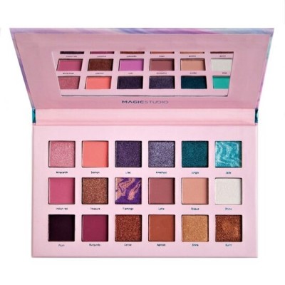 Paleta fard de pleoape Sweet Pastel, 18 Culori, Magic Studio