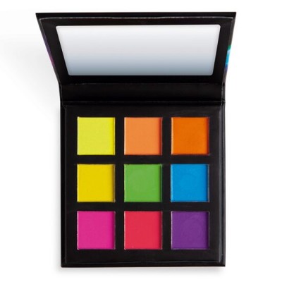 Paleta fard de pleoape Flash Neon, 9 Culori, Magic Studio