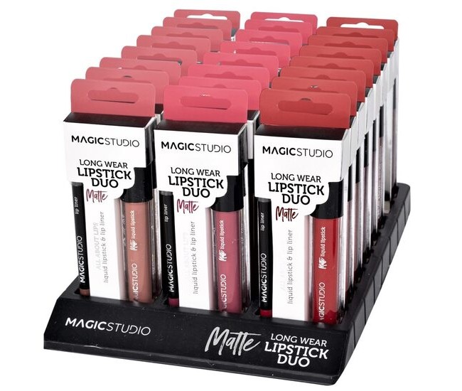 Kit 24 Seturi Perfect Lips (un ruj lichid mat si un creion contur, asortate), Magic Studio