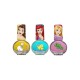 Set manichiura pentru fetite, 3 lacuri de unghii si modele de lipit pe unghii, Printesele Disney