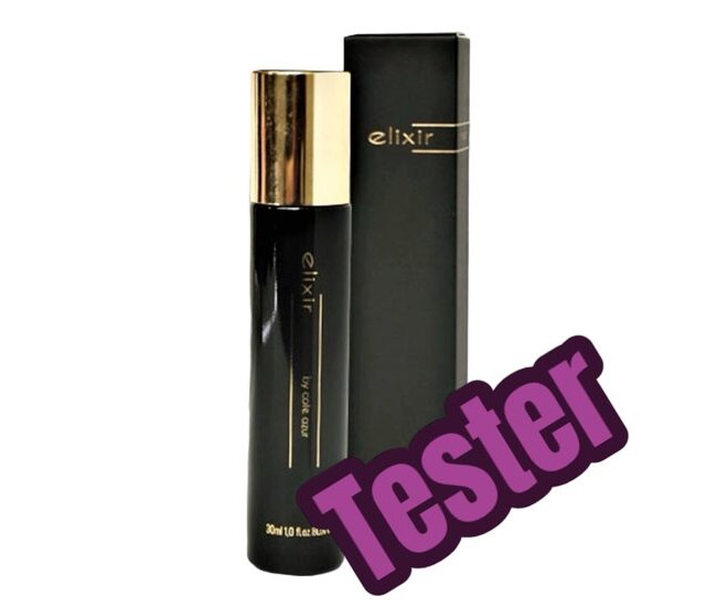 Tester - Apa de parfum Cote d'Azur, Elixir, Black, Femei, 30ml