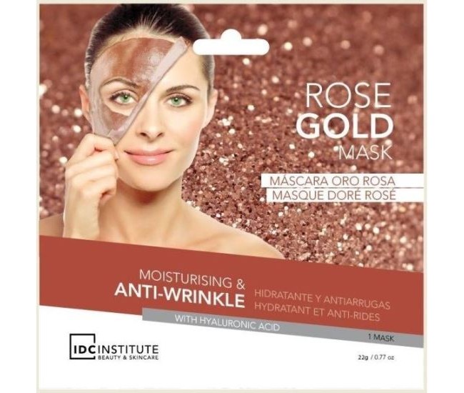 Masca pentru fata anti-rid Rose Gold IDC Institute 3432, 22 g