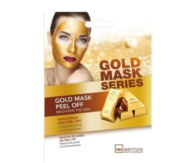 Masca pentru fata peel-off cu efect de stralucire si anti-imbatranire Gold collagen  IDC Institute 3430, 15 g