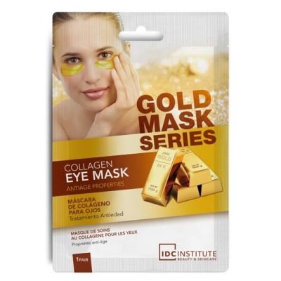 Masca pentru ochi cu efect de stralucire si anti-imbatranire Gold Collagen  IDC Institute  3420, 8 g