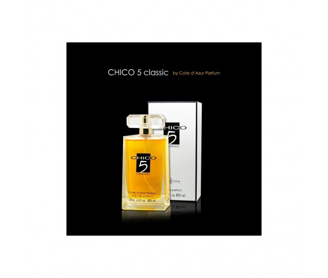 Apa de Parfum Cote d'Azur Chico 5 Classic, Femei, 100 ml