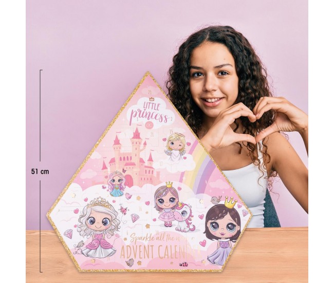 Advent calendar cu produse de ingrijire Little Princess, Accentra, 6056858, 24 surprize