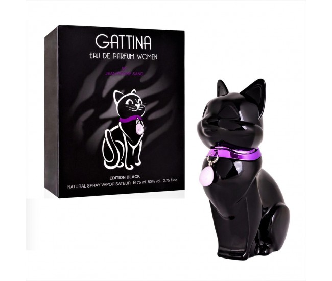 Apa de parfum pentru femei Gattina Black Accentra 8256175, 75 ml