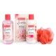 Set 4 produse cosmetice I love Flowers, IDC Institute 44052, red, 600 ml