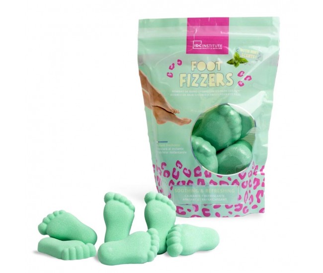 Set 4 bile de baie pentru picioare Foot Fizzers  IDC Institute 90107, 30 g