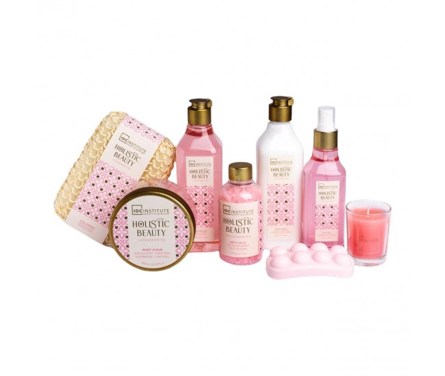 Set 8 produse de ingrijire Holistic Beauty, IDC Institute 35102, 1255 ml