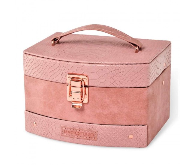 Trusa etajata produse cosmetice Mega Case Rose Gold Magic Studio 30630