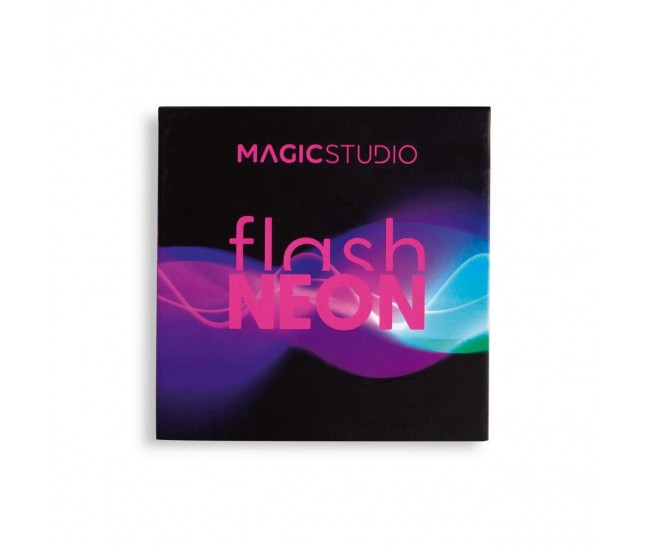 Paleta fard de pleoape Flash Neon, 9 Culori, Magic Studio