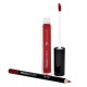 Set Perfect Lips ruj lichid mat si creion contur, Nr.3, 40's Red, Magic Studio