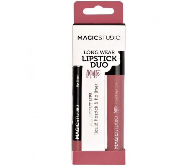 Kit 24 Seturi Perfect Lips (un ruj lichid mat si un creion contur, asortate), Magic Studio