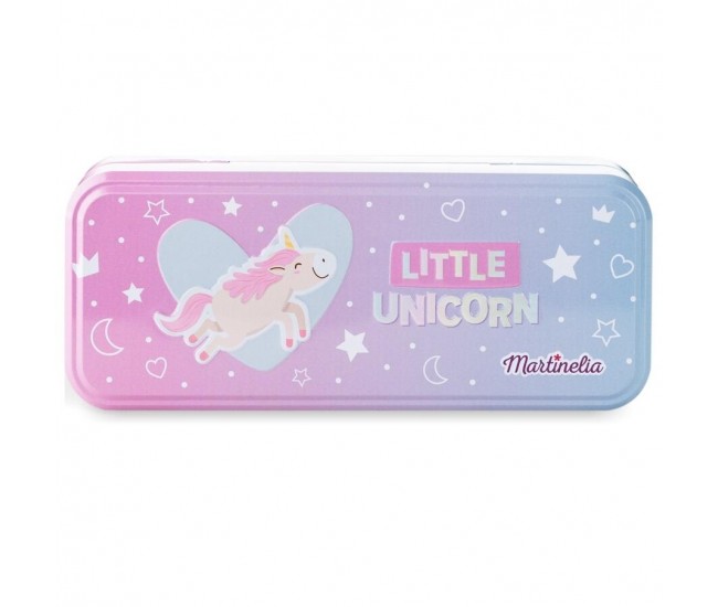 Trusa machiaj cu 3 niveluri Little Unicorn, Martinelia 26103