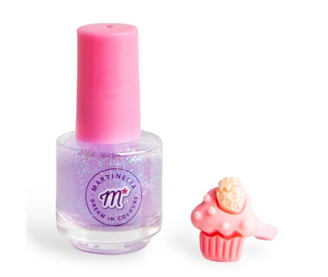 Set de lac de unghii si inel Martinelia Yummy  30610, 5ml, mov