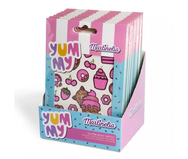 Tatuaje temporare cu glitter Yummy, Martinelia, 62501