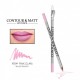 Creion pentru conturul buzelor, Contour and Matt, Revers, nr.04 Pink Glam, sidef