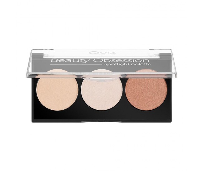 Paleta machiaj Beauty Obsession - Spotlight, Quiz Cosmetics, 9g