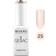 Lac de unghii Gellac 1 Step, Hybrid Effect, Non UV, Revers, 25 Crem nude, 10 ml