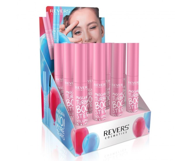 Mascara Turbo Booster, Revers, volum & alungire, 12ml