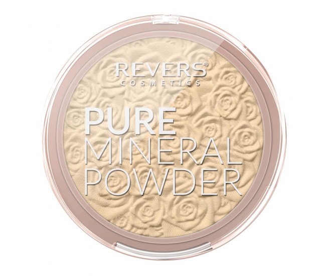 Set 12 bucati Pudra pentru fata, Compacta, Mineral Pure, Revers, 12 g