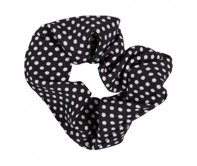 Set doua elastice de par Top Choice 23859, Black & White Dots