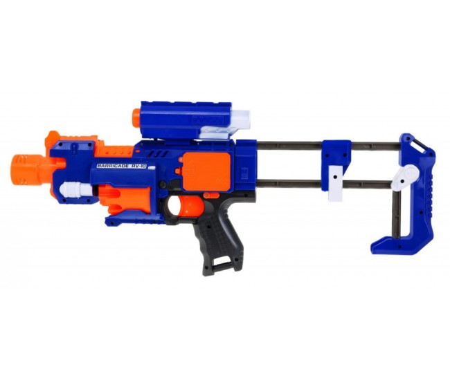 Arma de jucarie Blaze Storm Barricade semi automata cu baterii si 20 gloante