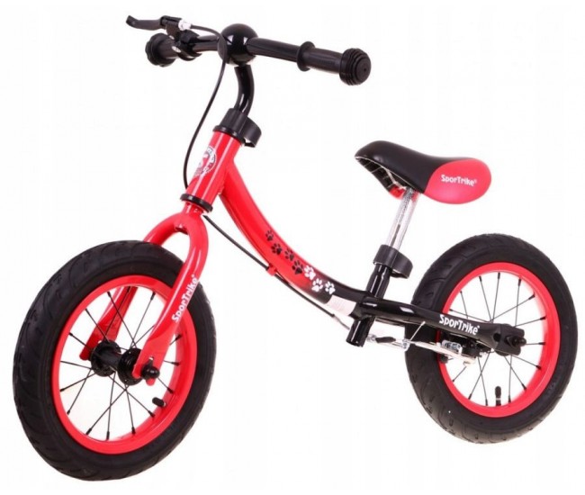 Bicicleta fara pedale cu cadru reversibil Boomerang WB-06, rosu