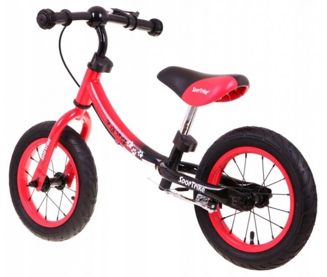 Bicicleta fara pedale cu cadru reversibil Boomerang WB-06, rosu