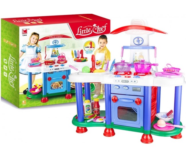 Bucatarie Malipen Little Chef cu 48 de accesorii