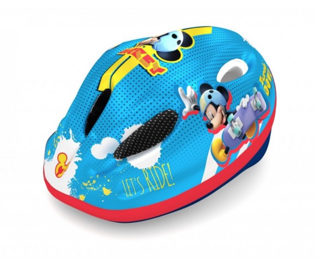 Casca de protectie pentru ciclism Mickey Mouse pentru copii, albastru