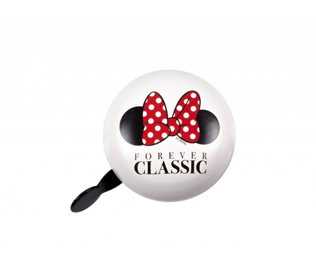 Claxon retro Seven Minnie-Forever Classic pentru bicicleta, alb