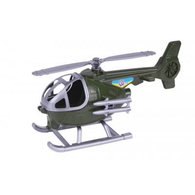 Elicopter de jucarie, Technok, 26 cm, verde militar