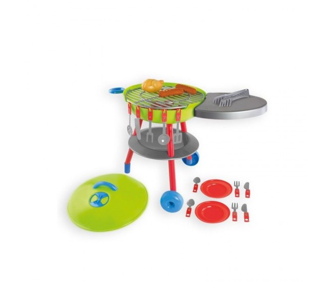 Grill Barbecue de jucarie Mochtoys, cu blat de lucru