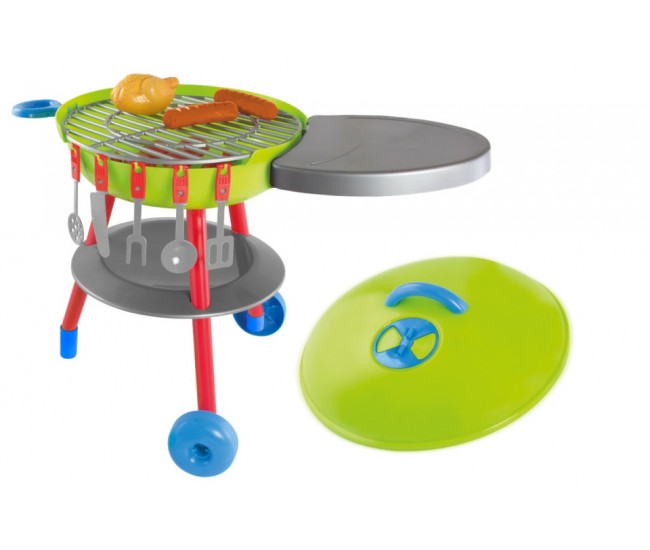 Grill Barbecue de jucarie Mochtoys, cu blat de lucru