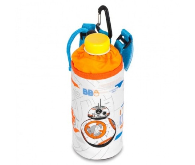 Husa Star Wars BB8 pentru sticla de apa, alb