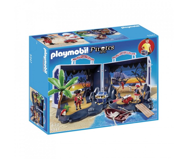 Joc Playmobil - Set mobil insula piratilor