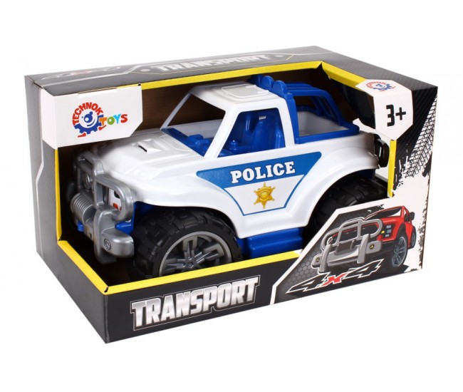 Masinuta de politie, SUV 4x4 TechnoK, in cutie