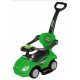 Masinuta premergator 3 in 1, cu maner parental, Mega Car, verde