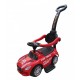 Masinuta premergator de pompieri, ride on, cu maner parental, Baby Mix, rosu