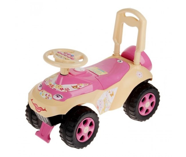 Masinuta Ride-on Doloni cu sunete si lumini, roz