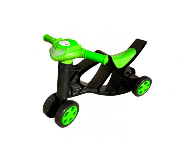 Minibike Doloni, negru cu verde