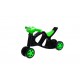 Minibike Doloni, negru cu verde